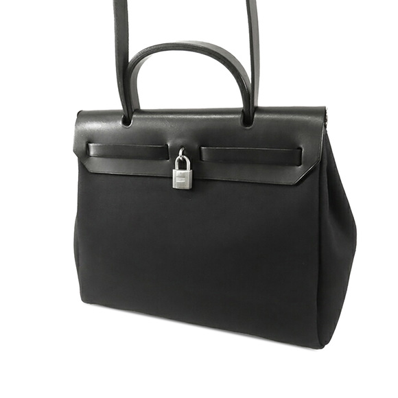 Pre-Loved Hermes Toile Herbag 31 - Picture 1 of 12